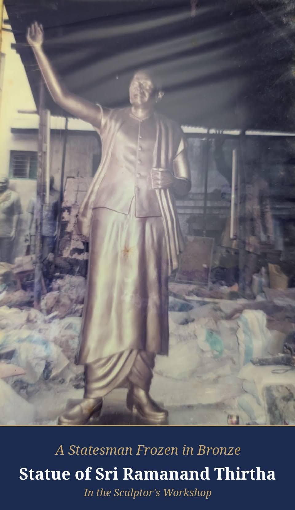 Statue of Swami Ramanand Thirtha.